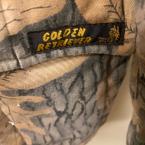 Vintage Golden Retriever Men's Camouflage Jacket - Picture 4 of 5